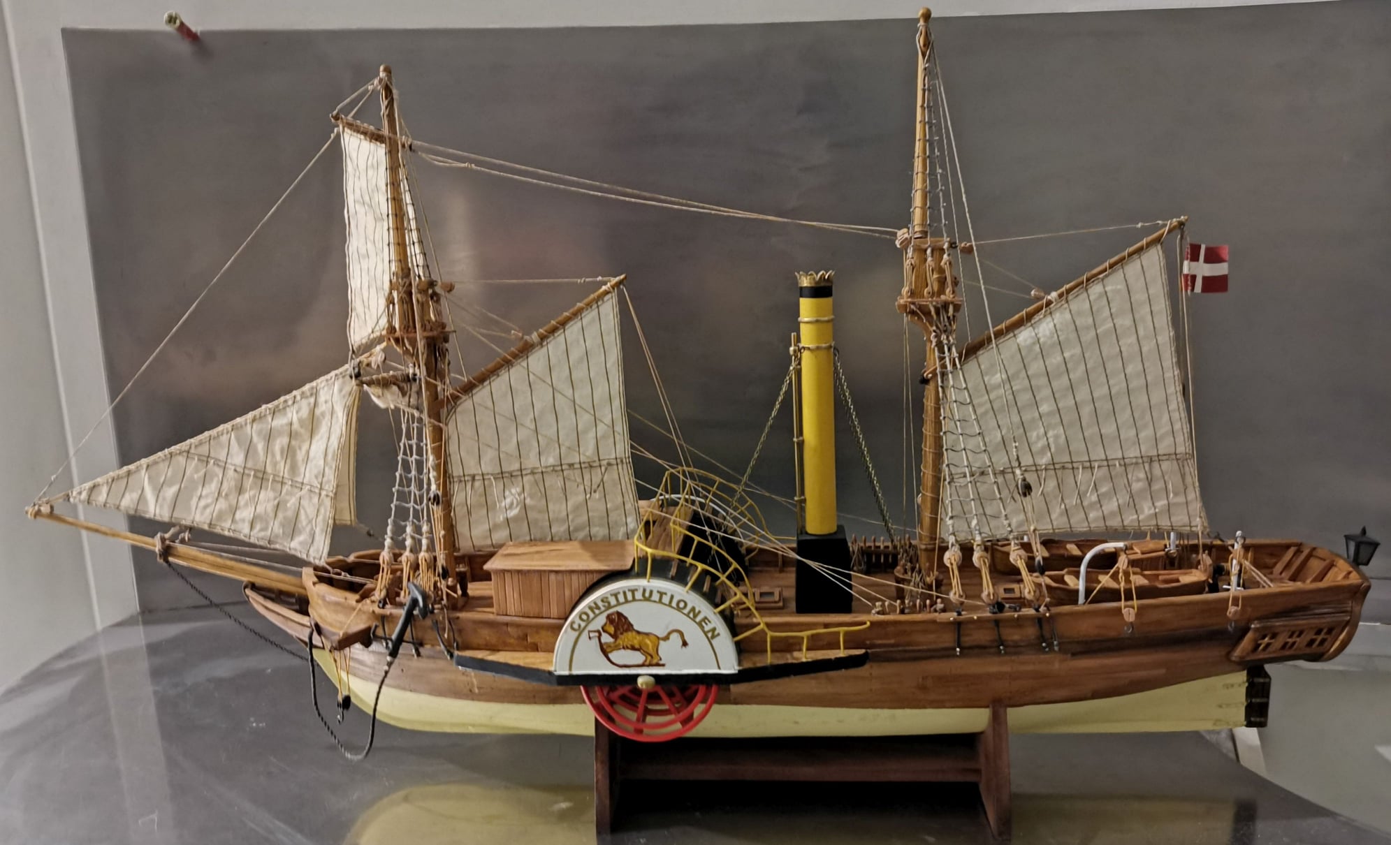 SS Constitutionen – okręt parowo żaglowy 1826 Skala 1:30